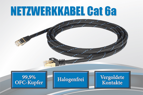 Netzwerkkabel Cat 6a